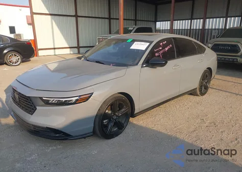 2025 Honda Accord Hybrid Sport-L z USA, uszkodzony, nr VIN 1HGCY2F71SA012629